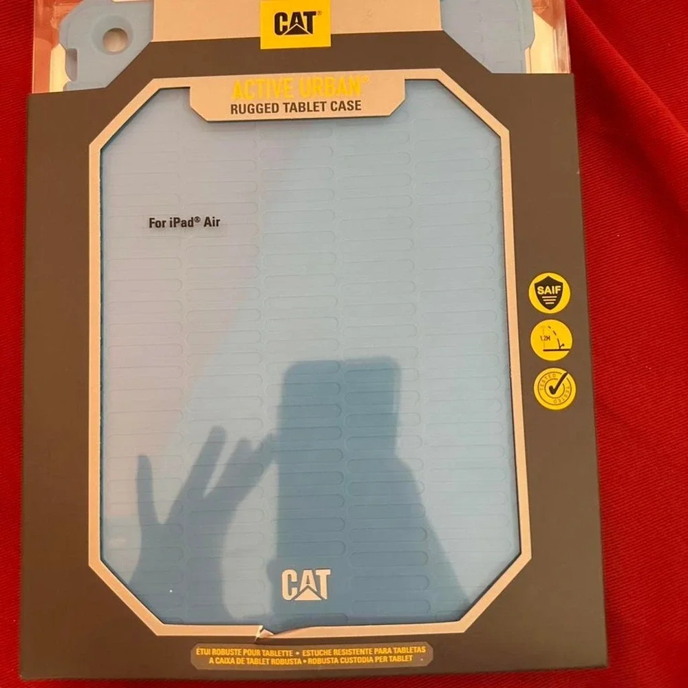 CAT Active Urban Rugged Tablet Case  iPad Air Blue Heavy Duty Protective Cover